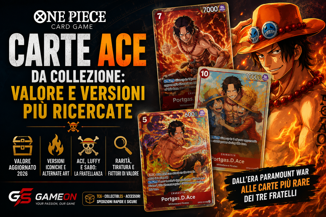 Carte Ace da Collezione: Valore e Versioni Più Ricercate (One Piece)