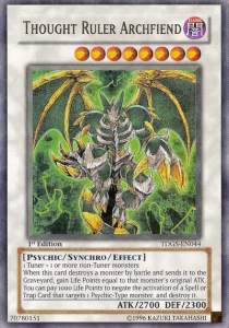 Thought Ruler Archfiend (V.1 - Ultra Rare)