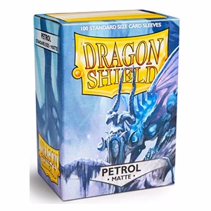 100 Dragon Shield Sleeves - Matte Petrol