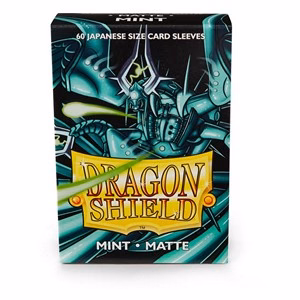 60 Small Dragon Shield Sleeves - Matte Mint