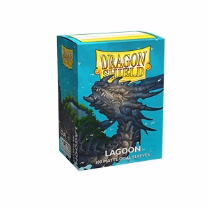 100 Dragon Shield Sleeves - Matte Dual Lagoon