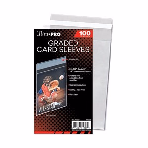 100 Ultra Pro Graded Card Resealable Sleeves