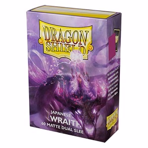 60 Small Dragon Shield Sleeves - Matte Dual Wraith