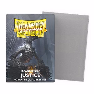 60 Small Dragon Shield Sleeves - Dual Matte Justice