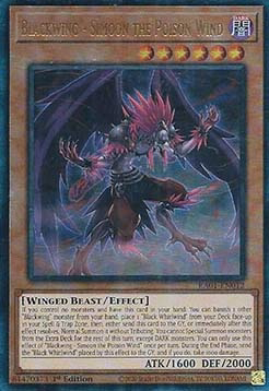 Blackwing - Simoon the Poison Wind (V.7 - Ultimate Rare)