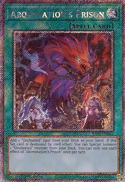 Abomination's Prison (V.4 - Platinum Secret Rare)