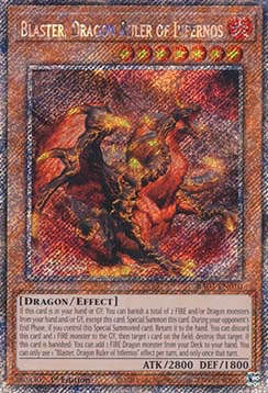Blaster, Dragon Ruler of Infernos (V.4 - Platinum Secret Rare)