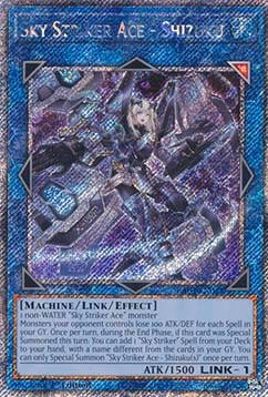Sky Striker Ace - Shizuku (V.4 - Platinum Secret Rare)