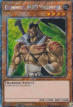 Elemental HERO Wildheart (V.1 - Platinum Secret Rare)