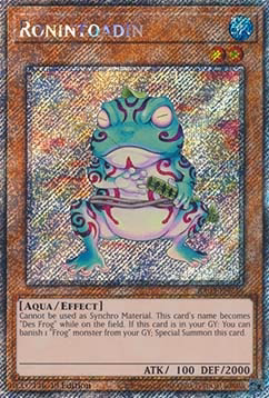 Ronintoadin (V.1 - Platinum Secret Rare)