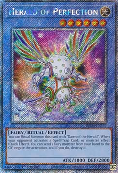 Herald of Perfection (V.1 - Platinum Secret Rare)