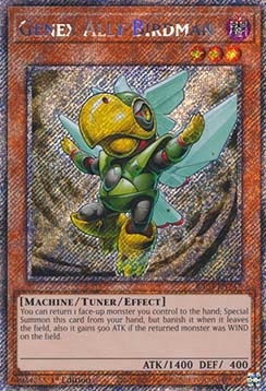 Genex Ally Birdman (V.1 - Platinum Secret Rare)