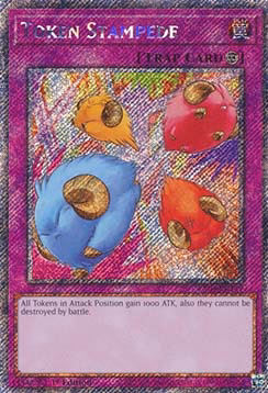 Token Stampede (V.1 - Platinum Secret Rare)