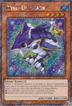 Wind-Up Shark (V.1 - Platinum Secret Rare)
