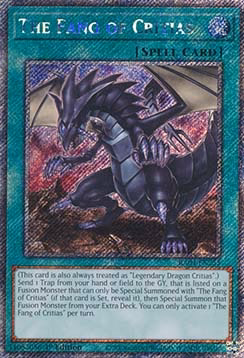 The Fang of Critias (V.1 - Platinum Secret Rare)