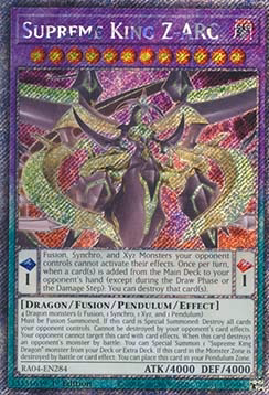 Supreme King Z-ARC (V.1 - Platinum Secret Rare)