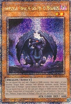 Nebulus, Dragon Ruler of Mishaps (V.2 - Quarter Century Secret Rare)