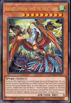 Radiant Typhoon Fonix, the Great Flame (V.1 - Ultra Rare)
