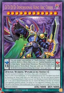 D/D/D/D Dimensional King Arc Crisis (V.1 - Ultra Rare)