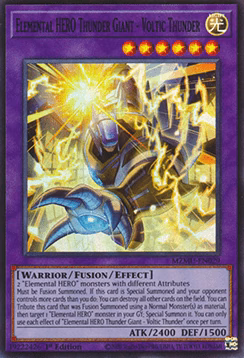 Elemental HERO Thunder Giant - Voltic Thunder (V.1 - Super Rare)