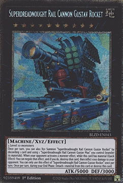 Superdreadnought Rail Cannon Gustav Rocket (V.2 - Starlight Rare)