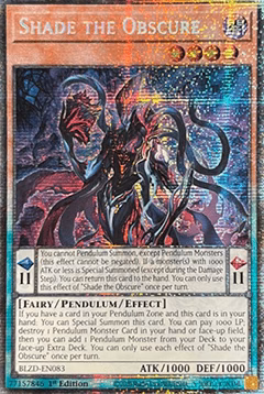 Shade the Obscure (V.2 - Starlight Rare)