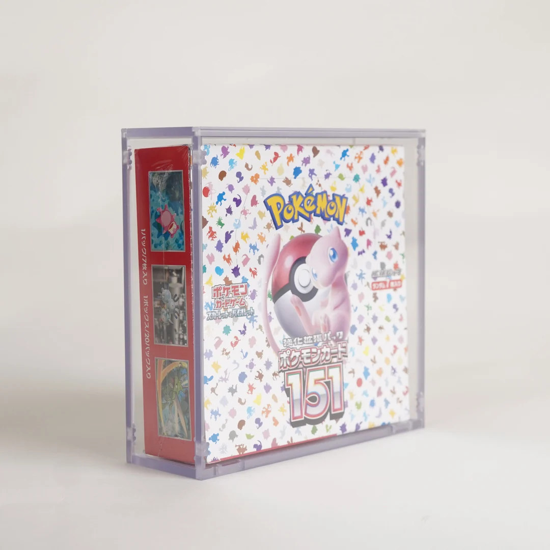 Case Protettivo in Plexiglass per Box Pokémon Giapponesi (20/30 Buste)