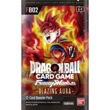 Dragon Ball Super Card Game: Fusion World - Blazing Aura FB-02 - Bustina da 12 Carte (ENG)