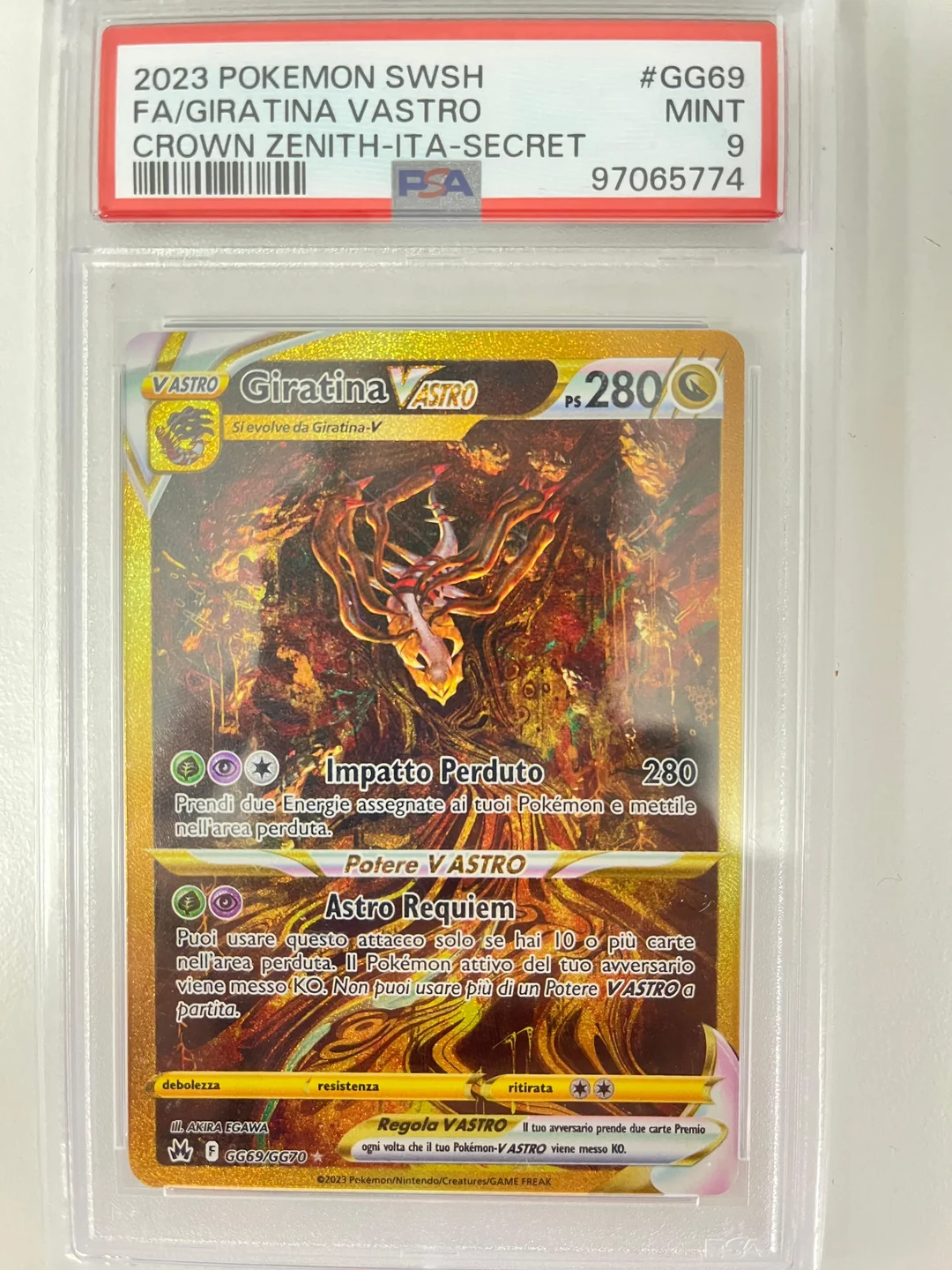 Giratina Vastro Zenit Regale ITA PSA 9