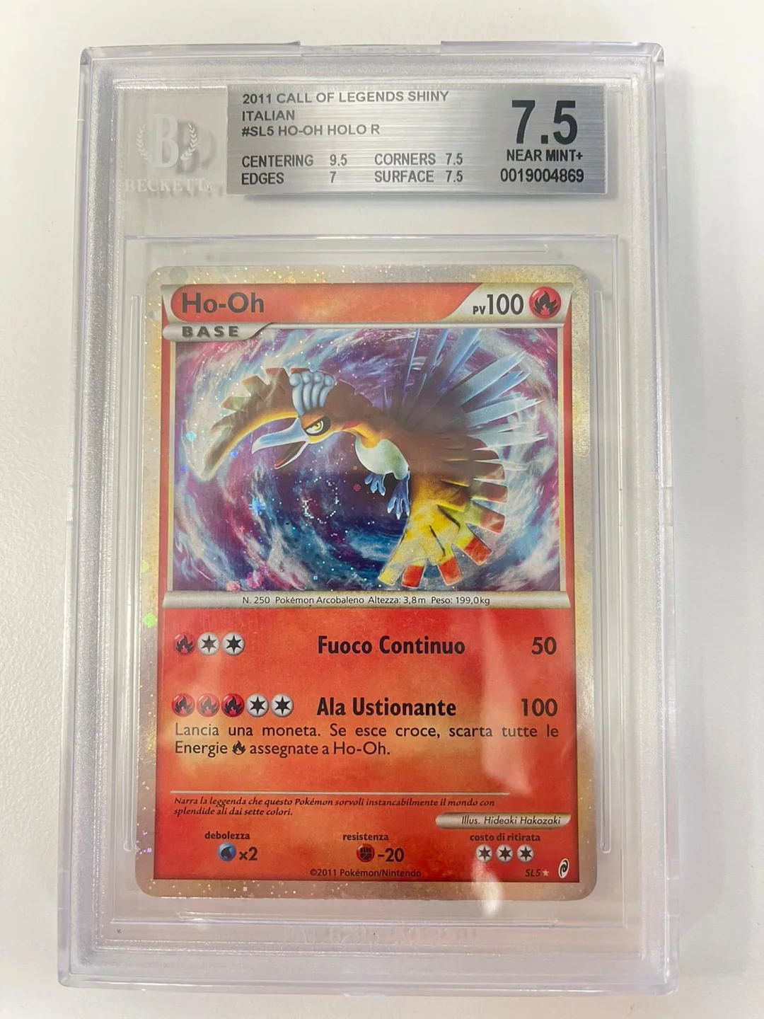 Ho-oh Richiamo delle Leggende ITA BGS 7.5