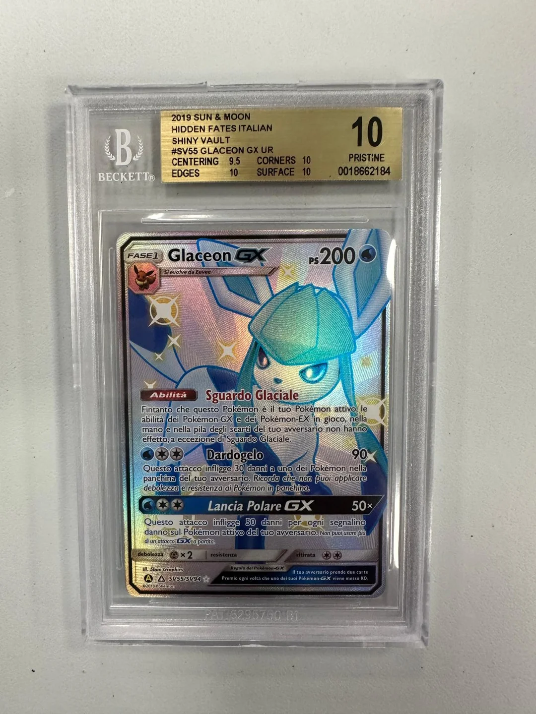 Glaceon GX Destino Sfuggente ITA BGS 10/POP 1