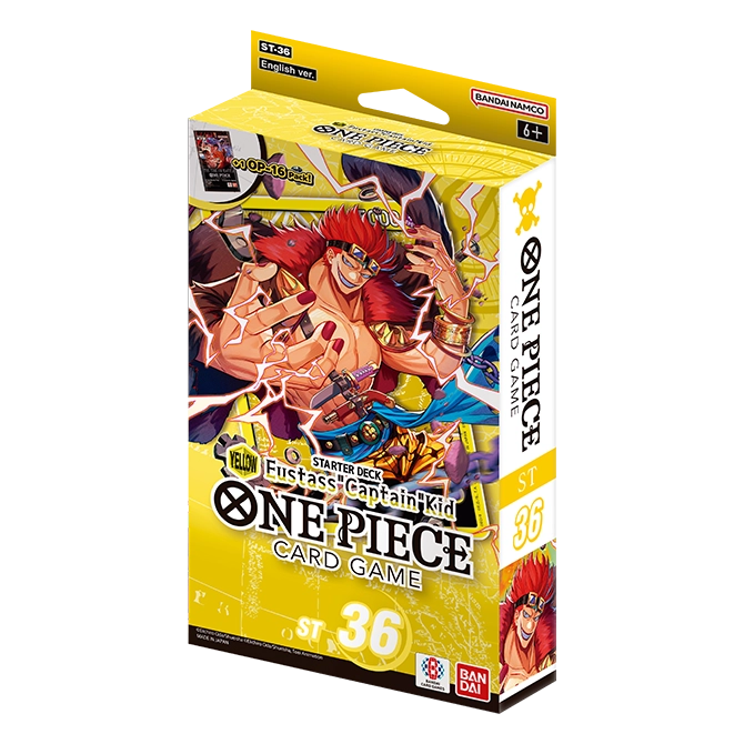 One Piece Card Game – Starter Deck ST-36 YELLOW Eustass "Captain" Kid (ENG)