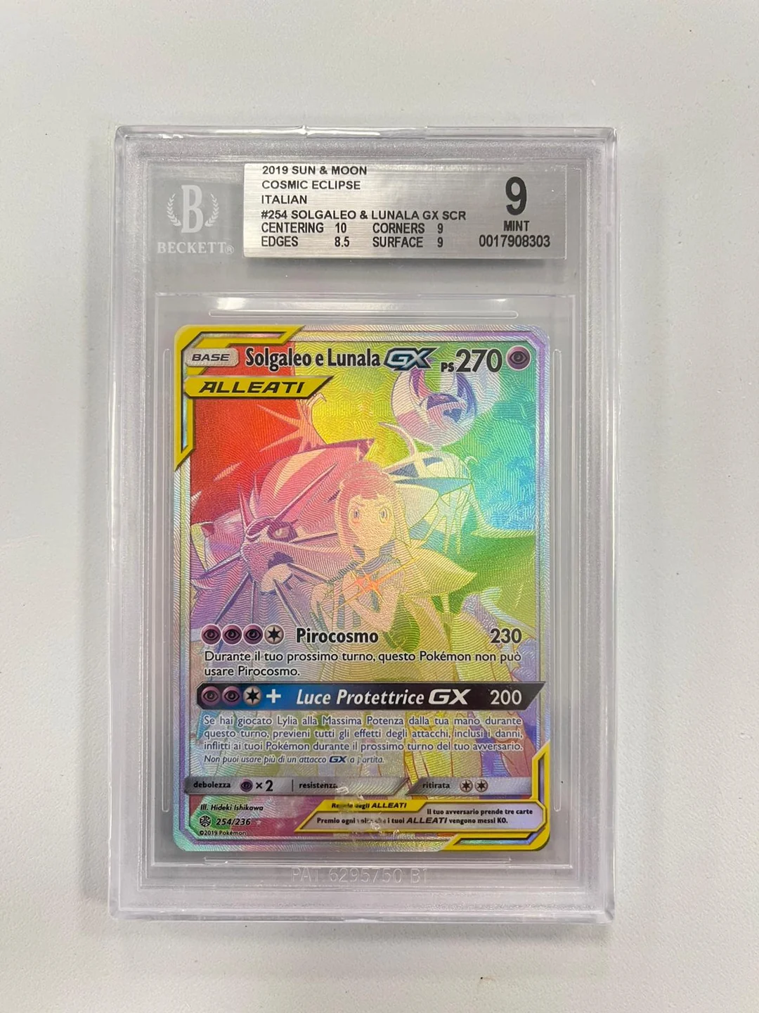 Solgaleo & Lunala GX Eclissi Cosmica ITA BGS 9