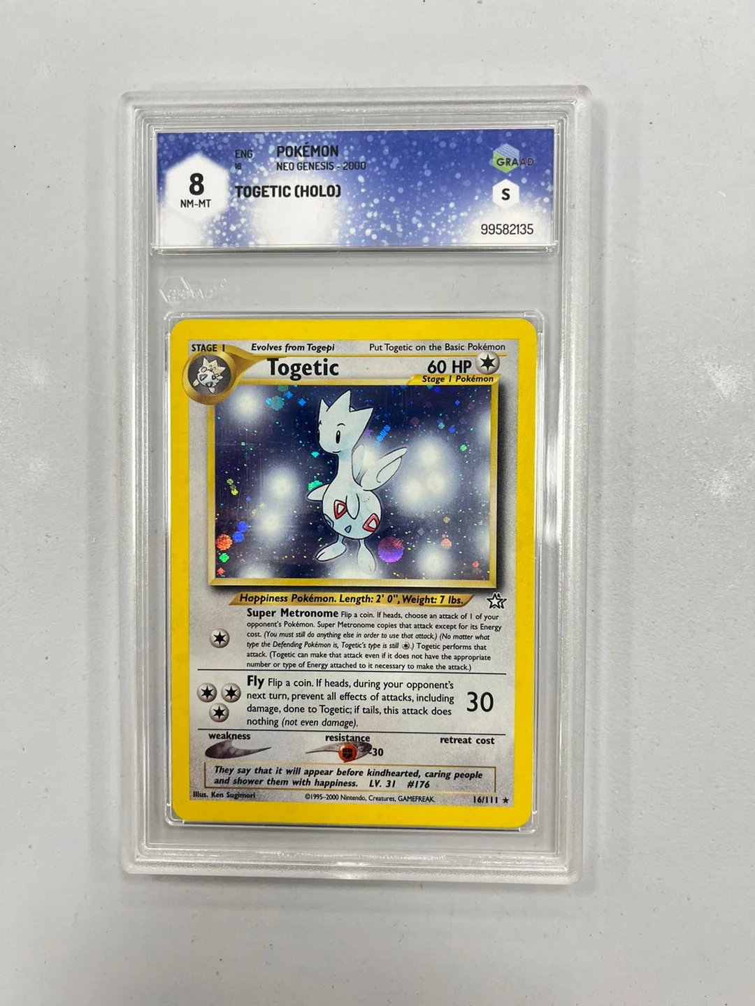 Togetic Holo Neo Genesis ENG Graad 8