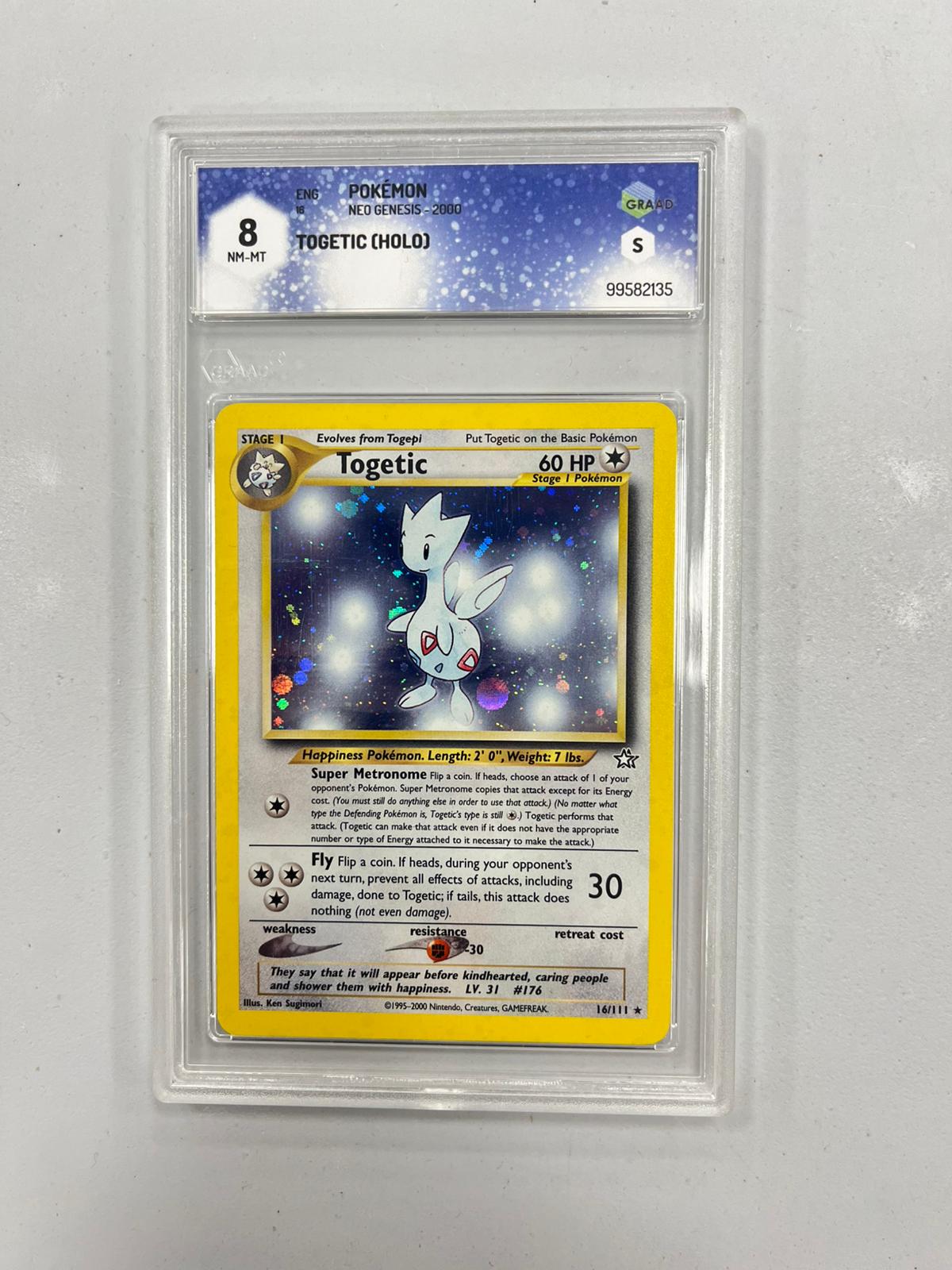 Togetic Holo Neo Genesis ENG Graad 8